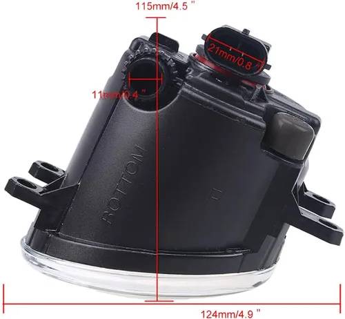 Vista 7 de Par de luces antiniebla de conducción halógenas Lmap compatibles con Toyota 4Runner Camry Highlander Rav4 Corolla Venza Tacoma