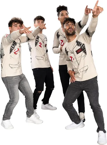 Vista 7 de Camiseta de manga larga para adultos con estampado gráfico de Cazafantasmas Spengler