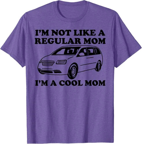 Vista 10 de Camiseta divertida de mamá con texto en inglés "I'm Not Like A Regular Mom I'm A Cool Mom", Blanco, S