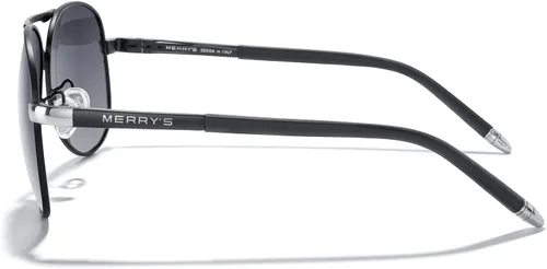 Vista 58 de MERRY'S, UV400 S8513, gafas de sol polarizadas para conducir, marco irrompible, para hombre.