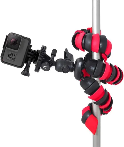 Vista 2 de Acuvar - Trípode flexible de 12 pulgadas para cámaras GoPro Hero – Soporte para cámara Gorilla Pod, soporte Go Pro, compatible con todos los GoPro