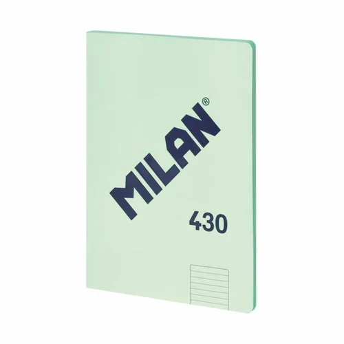 Vista 4 de Libreta Milan 430 Verde A4 48 Hojas (3 Unidades)