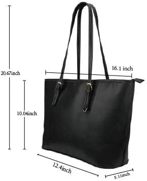 Vista 5 de InterestPrint Bolso de hombro casual de cuero PU para mujer