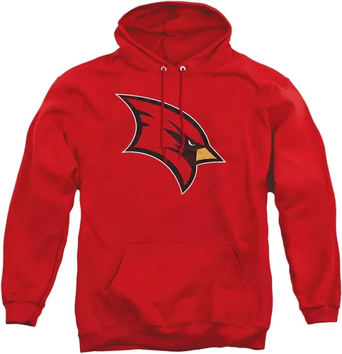 Vista 90 de Distressed College Primary Logo Adult Pullover Hoodie Collection 1 Universidad Estatal de Albany