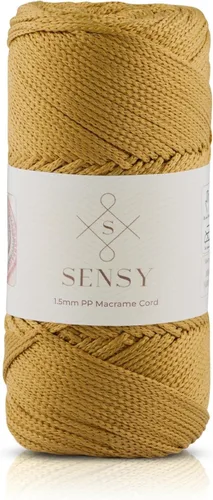 Vista 42 de Sensy Premium Cuerda de Poliéster 1.5mm (0.059 pulgadas) 164 Yardas Cuerda de Polipropileno 100% Cuerda de Macramé 1.5mm Cuerda para Bolsa