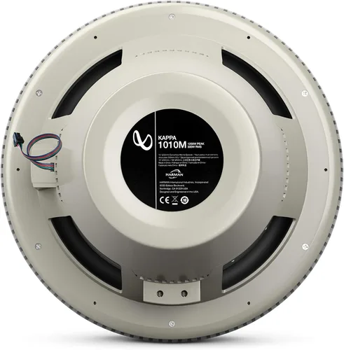 Vista 3 de Infinity Kappa 1010M - Subwoofer marino de 10 pulgadas y 900 vatios con iluminación RGB de 2 o 4 ohmios