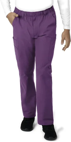 Vista 21 de Carhartt Ropa quirúrgica para hombre, Force Essentials, pantalones cargo de pierna recta, con 9 bolsillos Negro