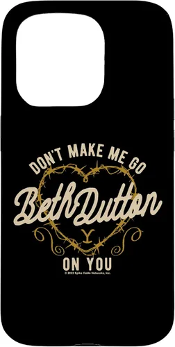 Vista 14 de Funda para iPhone 16 Yellowstone San Valentín Don't Make Me Go Beth Dutton
