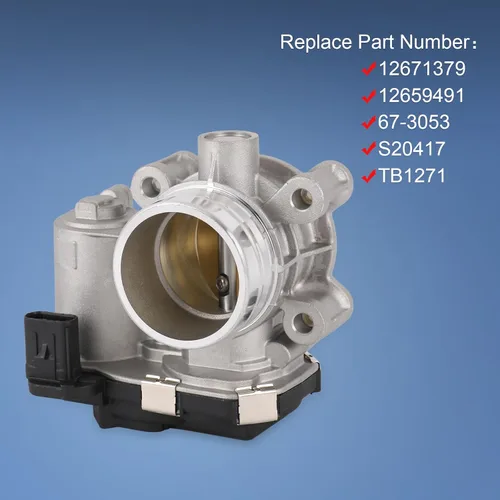 Vista 5 de 12671379 Cuerpo de acelerador electrónico de repuesto para Chevrolet Cruze 2017-2019, Cruze 2019, Equinox GMC Terrain 2018-2020, Malibu 2016-2020