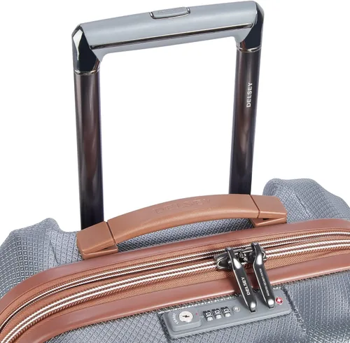 Vista 7 de DELSEY PARIS Carrousel Hardside - Equipaje expandible con ruedas giratorias, platino, juego de 2 piezas (2128)