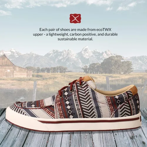 Vista 3 de Twisted X Hooey Lopers Zapatillas de lona para hombre
