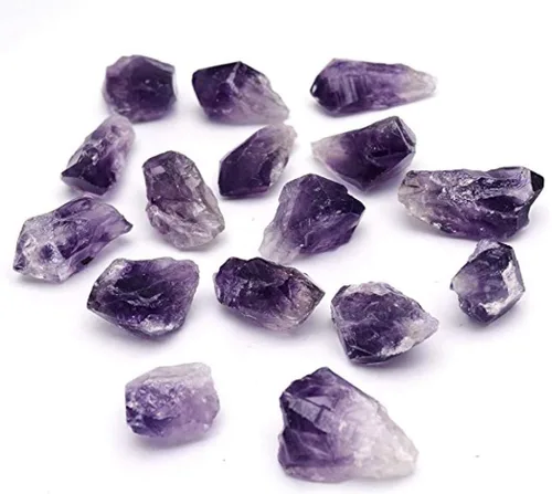 Vista 7 de Collar de plata de ley auténtica con piedras preciosas de amatista y citrino de 18.0in con cristales curativos y piedras de chakra para mujeres