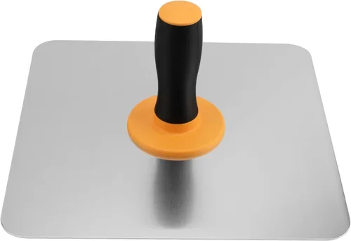 Vista 4 de SEUNMUK 2 piezas de halcón para paneles de yeso de 12 x 12 pulgadas, halcón enlucido de aluminio, soporte para tabla de mortero con mango de agarre
