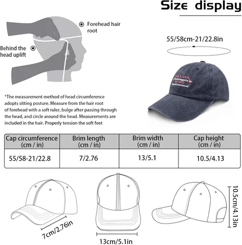 Vista 3 de Women Baseball Cap Flamingo Golf Cap for Men Running Hats Light Weight Flamingo Squad Sun Cap