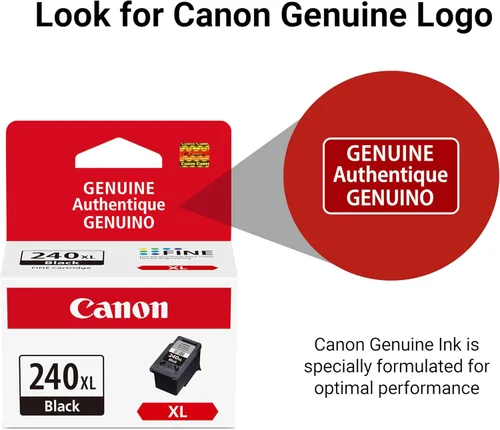 Vista 6 de Canon PG-240XL Cartucho de tinta negra, compatible con MG3620, MG3520, MG4220,MG3220 y MG2220
