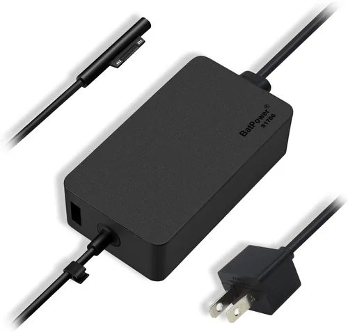Vista 8 de BatPower Cargador para portátil de superficie de 15 V 4 A, 65 W, compatible con Microsoft Surface Book Laptop 4 3 2 1 Surface Pro X 7 6 5 4 Go
