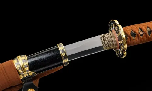 Vista 8 de 41 Inch Tachi Real Hamon Handmade Sword T8 Steel Japanese Samurai Katana