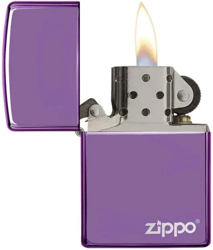 Vista 3 de Encendedores Zippo de Color Alto pulido púrpura