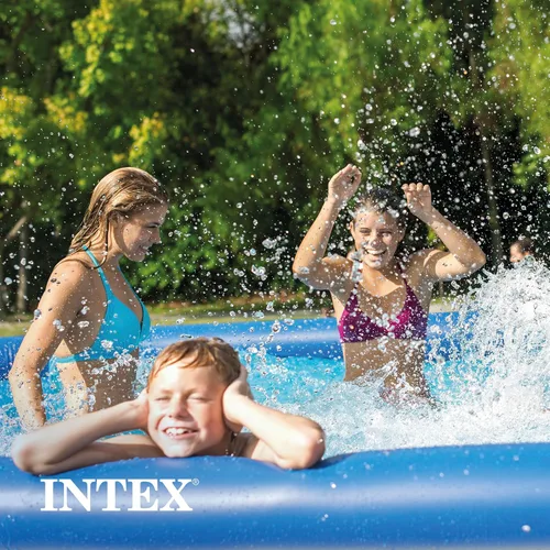 Vista 7 de Intex 28120E alberca elevada inflable de fácil instalación de 10 x 30 pulgadas