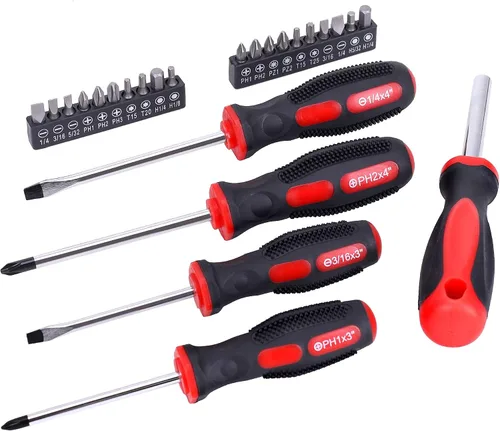 Vista 6 de FASTPRO Juego de herramientas de reparación del hogar de 215 piezas con Rojo