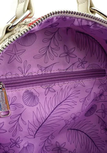 Vista 2 de Loungefly x La Sirenita Ariel - Mini mochila estampada (tamaño único, multicolor)