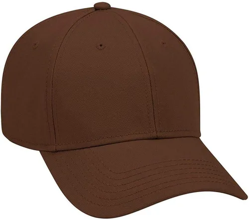 Vista 37 de Ashen Fane Gorra de béisbol básica de sarga de algodón superior de perfil bajo estructurado de 6 paneles