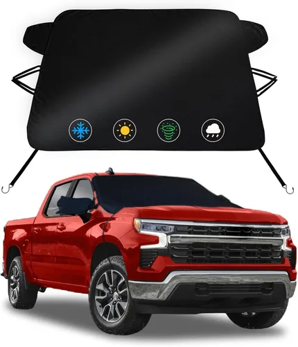 Vista 97 de Cubierta de nieve para parabrisas para Toyota Sequoia 2023-2025 2026/Toyota Tundra 2022-2025 2026 Limited SR5 Platinum TRD Pro Pickup Cubierta