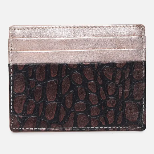 Vista 3 de Tarjetero de cuero genuino para hombres y mujeres, bolso minimalista para tarjetas, carteras para hombre, diseño ultrafino, ideal para viajes