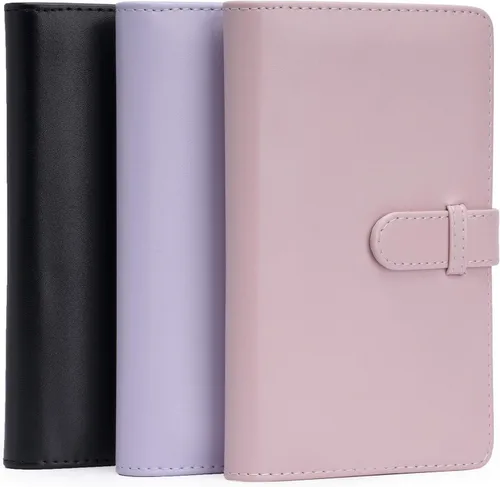 Vista 4 de Álbum de fotos tipo billetera de 2 x 3 pulgadas, compatible con Fujifilm Instax Mini 11, 9, 8, 70, 90, 7S, película de cámara instantánea, álbum