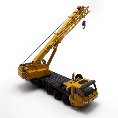 Vista 2 de eMart Aleación Die-cast Modelo Juguete Ingeniería Grúa Pesada Camión Vehículo Simulación Automóvil Miniatura 1:55 Niños Regalo
