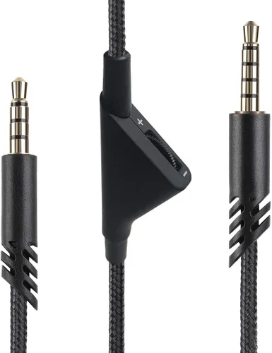 Vista 8 de Cable de repuesto para Astro A40TR con función de silencio en línea, cable de audio para juegos con función de silencio compatible con auriculares