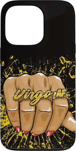 Vista 10 de iPhone 13 Pro Max Virgo AF - Anillo de astrología de cumpleaños para mujer, signo del zodiaco, funda Virgo