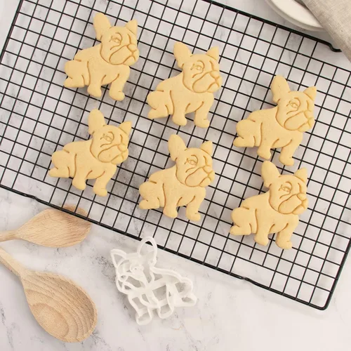 Vista 5 de Cortador de galletas Bulldog Francés, 1 pieza - Bakerlogy