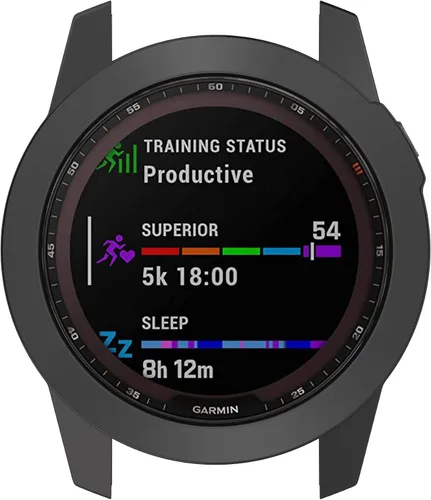 Vista 2 de Funda compatible con Garmin Fenix 7S, protector de pantalla, cubierta protectora de TPU suave, marco protector para Garmin Fenix 7S/7S Solar/7S 3