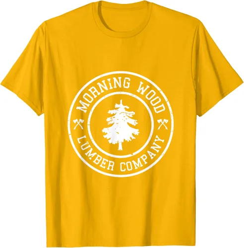 Vista 9 de Camiseta de madera de la mañana cómica Lumber Company Tee T-Shirt Negro