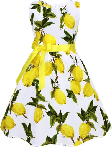 Vista 82 de Vestido de verano para niña, de algodón, con diseño floral