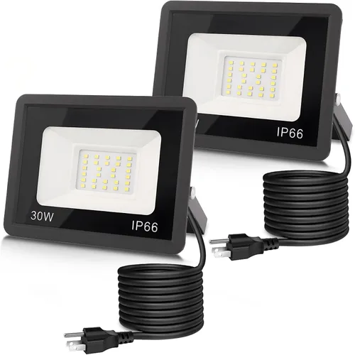 Vista 18 de L LOHAS LED Luz de Inundación LED RGB para Exteriores, 25W Luces de Fiesta DIY que Cambian de Color con Control Remoto, Luz de Patio