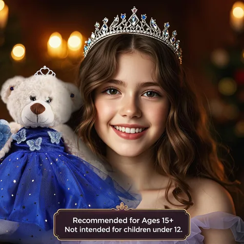 Vista 5 de Muñeca de quinceañera con vestido, decoración de quinceañera, regalos de decoración de quinceañera, OSO de peluche para 15 años con vestido, centro