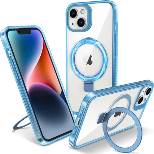 Vista 14 de Funda magnética para iPhone Air – [Soporte invisible integrado] [Compatible con MagSafe] [Protección contra caídas de grado militar] Cubierta