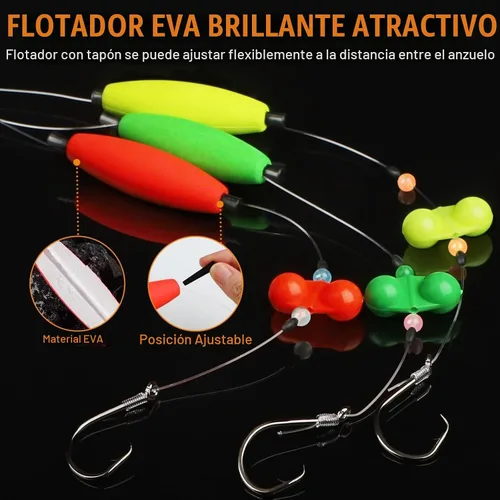 Vista 5 de Dovesun Catfish Rig Santee Cooper Rig Catfish Takedown Rig for Bank Fishing