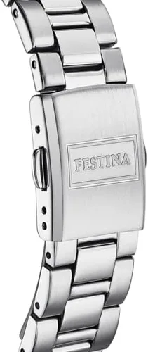 Vista 2 de Festina Reloj Mujer F163759 con Correa de Acero, BlancoPlata, Correa, BlancoPlata, Correa