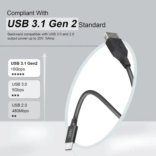 Vista 5 de Soporte ajustable para tabletas portátiles, adaptador USB C a A, garantía de 12 meses