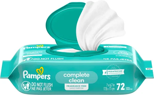 Vista 3 de Pampers Toallitas sensibles para bebés - Sin perfume - 392