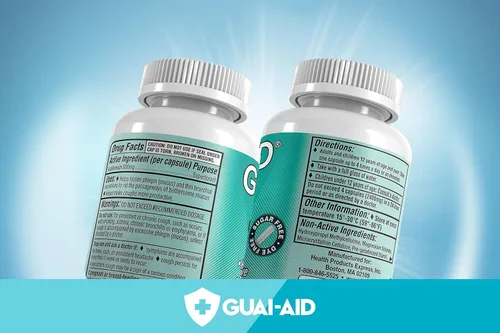 Vista 5 de GUAI-AID® 100 Cápsulas de gelatina de guaifenesina ultra pura de 400