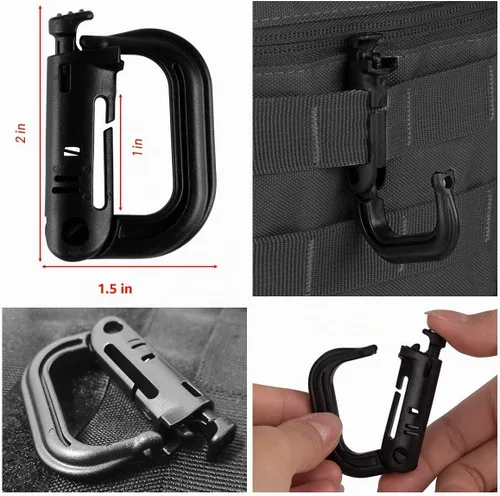 Vista 7 de Molle - Funda táctica compacta para iPhone 14 Pro/14/13 Pro/13/13 Mini/12 Pro Max/12 Pro/12/12 mini/11 Pro Max/11/XS Max/XR/X, Samsung S22/S20/S10