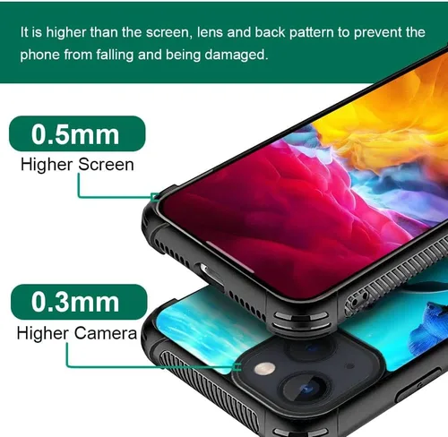 Vista 231 de Funda compatible con iPhone 15, diseño de elefantes africanos, diseño increíble a prueba de golpes, antiarañazos, carcasa trasera de policarbonato
