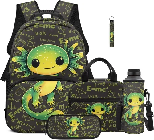 Vista 20 de Bulopur Eagle American Flag Print Kids Backpack Boys Elementary School 17 Inch Bookbag With Lunch Bag Water Bottle Holder Keychain Pencil Case 5