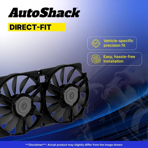 Vista 3 de AutoShack - Conjunto de ventilador de refrigeración para Subaru Impreza 2008, 2009, 2010, 2011, Subaru Impreza 2009, 2010, 2011, 2012, 2013