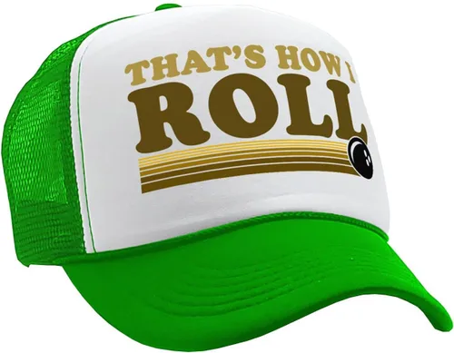 Vista 3 de The Goozler - That's How I ROLL - Bola retro de bolos - Gorra de camionero estilo retro vintage