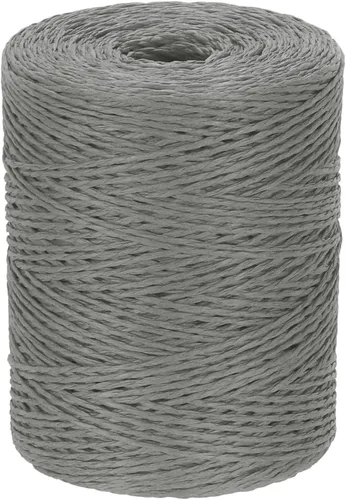 Vista 13 de PATIKIL Hilo de rafia de algodón natural de 328 yardas, cinta de papel de Negro